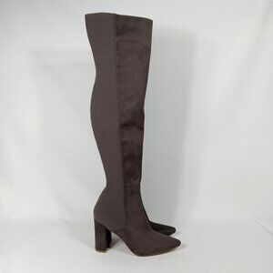 STEVE MADDEN 'Everley' Over The Knee Boot In Gray Womens Size 9 M